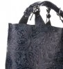 Bőr táska shopper bag Genuine Leather kék K216